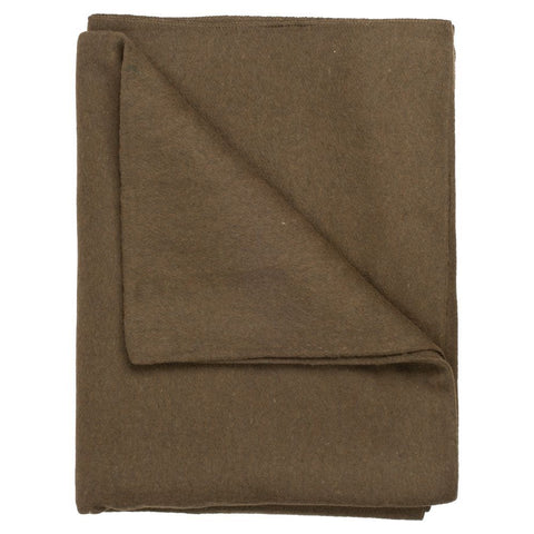 Peregrine Woven Wool Blanket Olive